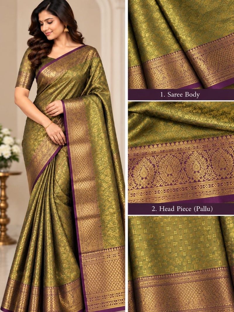 Golden Lady Pattu Saree
