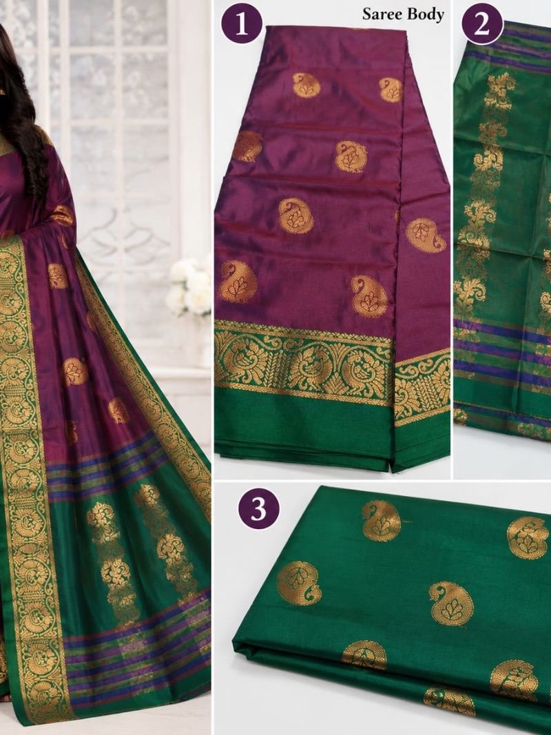 Soft Silk Pattu Saree - Marroon