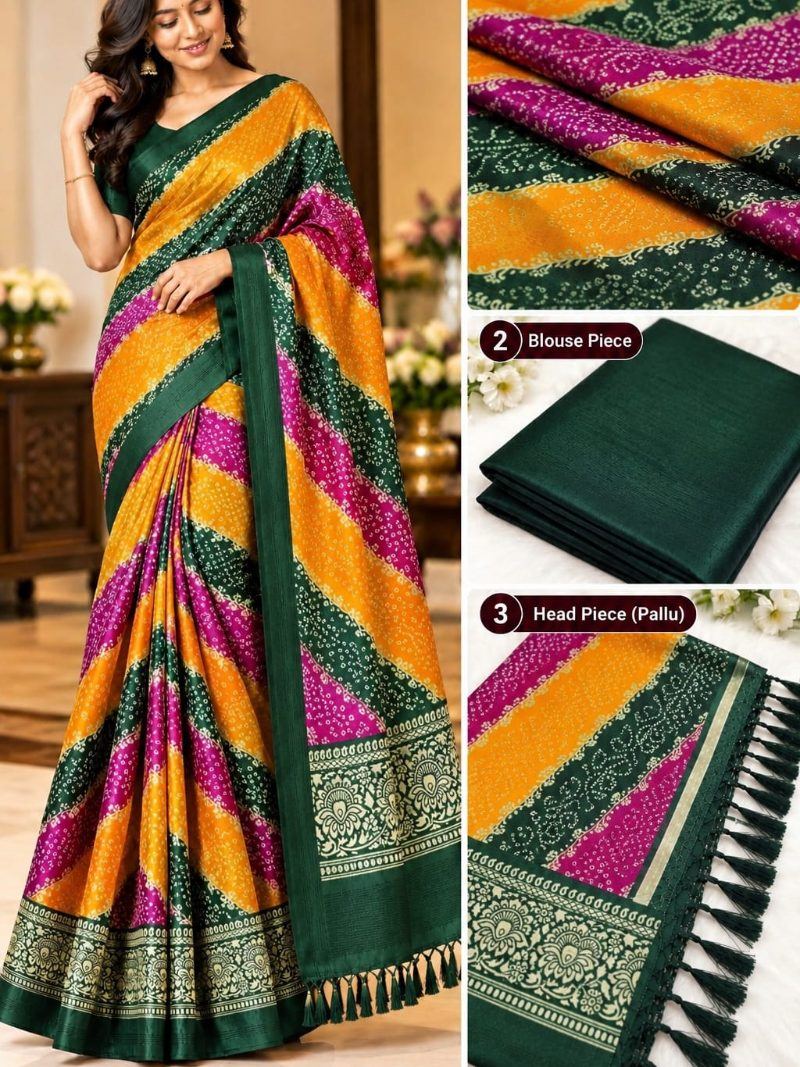 Sri Valli Saree - Dark Teal