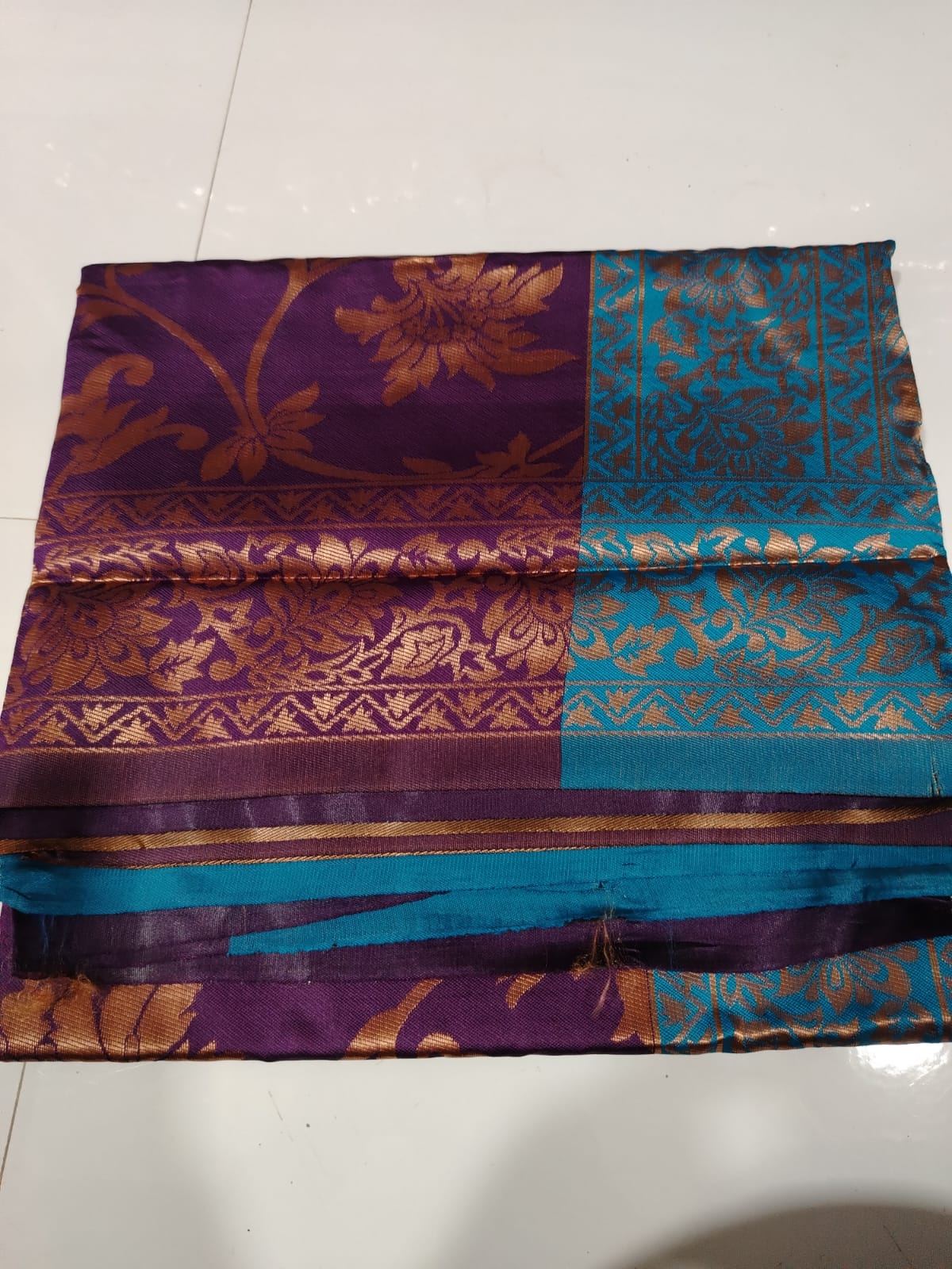 Copper Queen Elegant Saree - Deep Purple