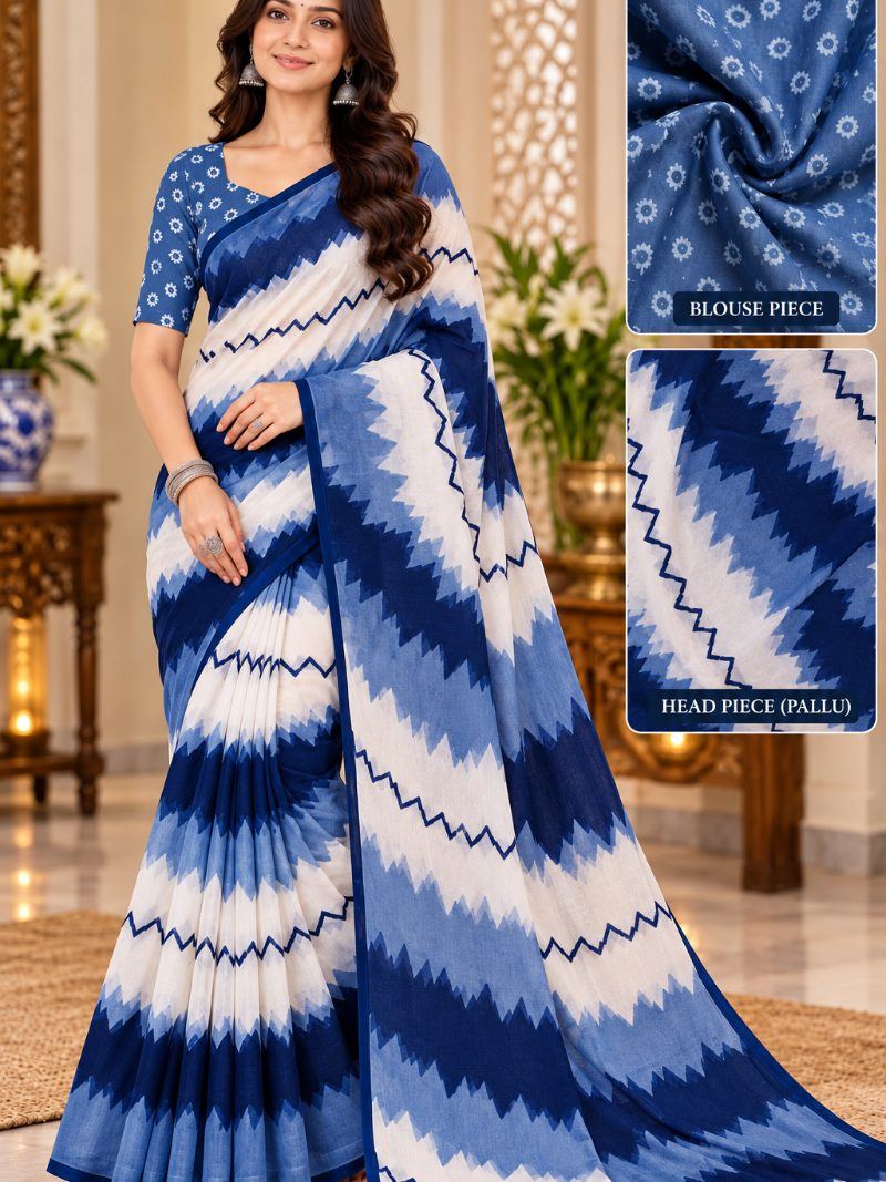 VIN Saree - Denim