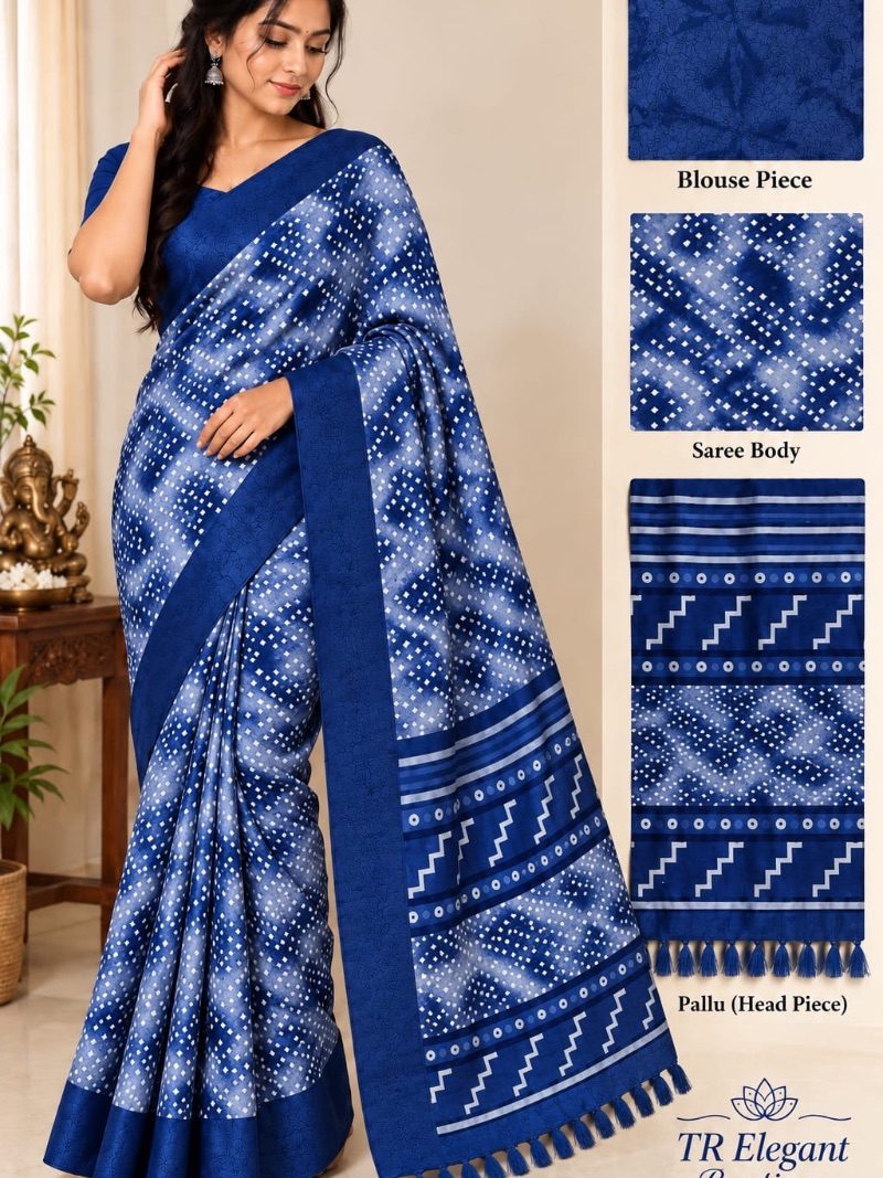 OFFICE WEAR SAREES WITH TASSELS