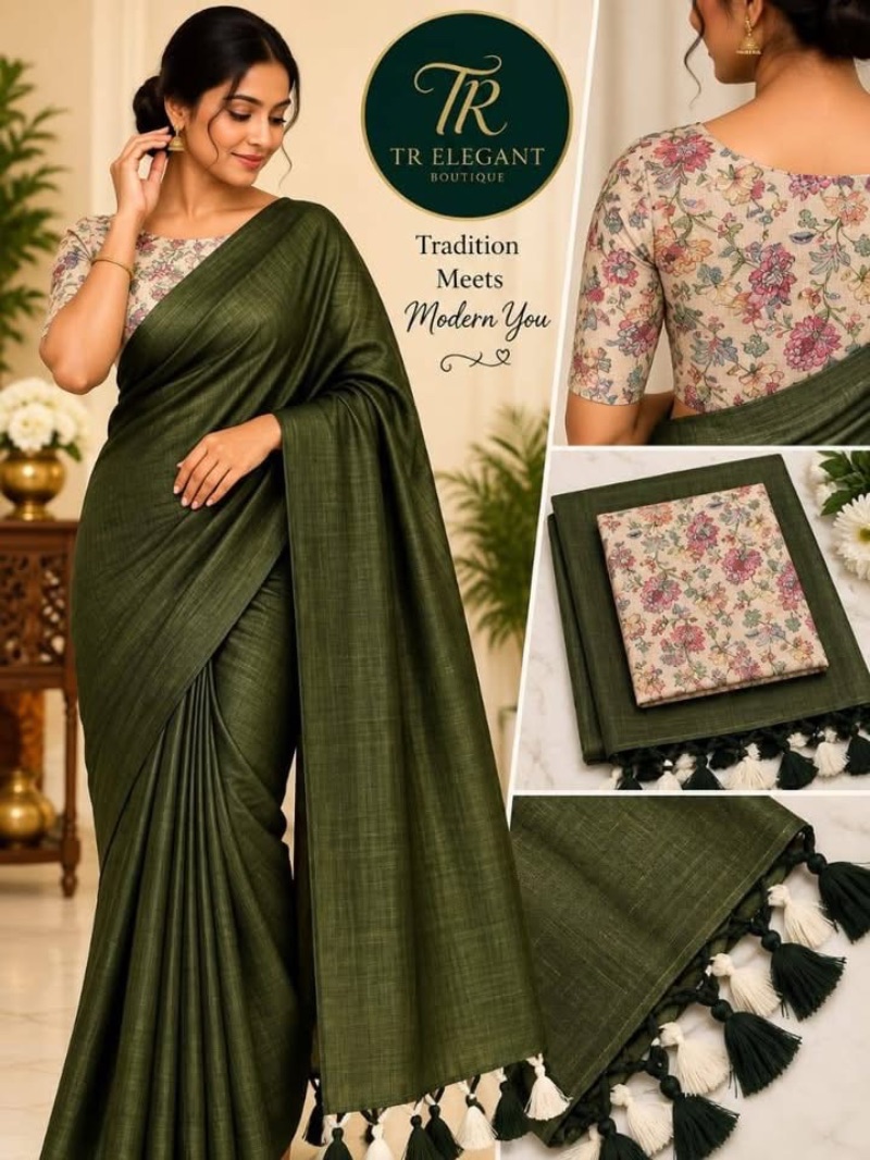 Online trending Khadi Cotton Saree