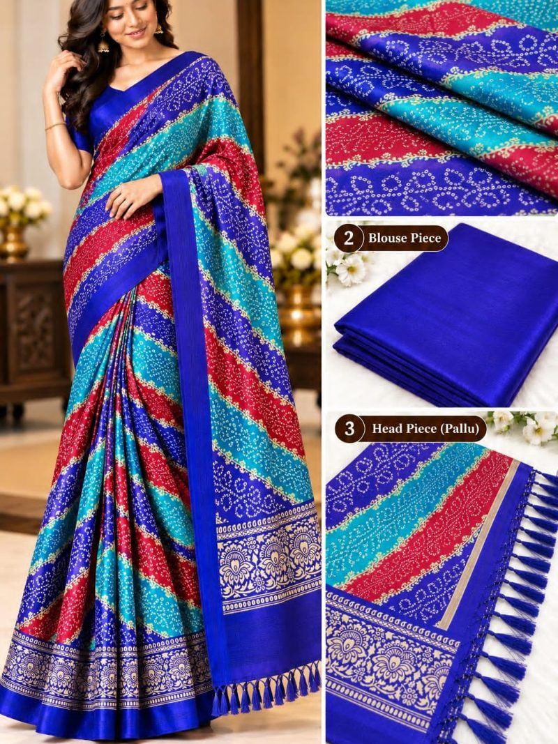 Sri Valli Saree - Peacock Blue