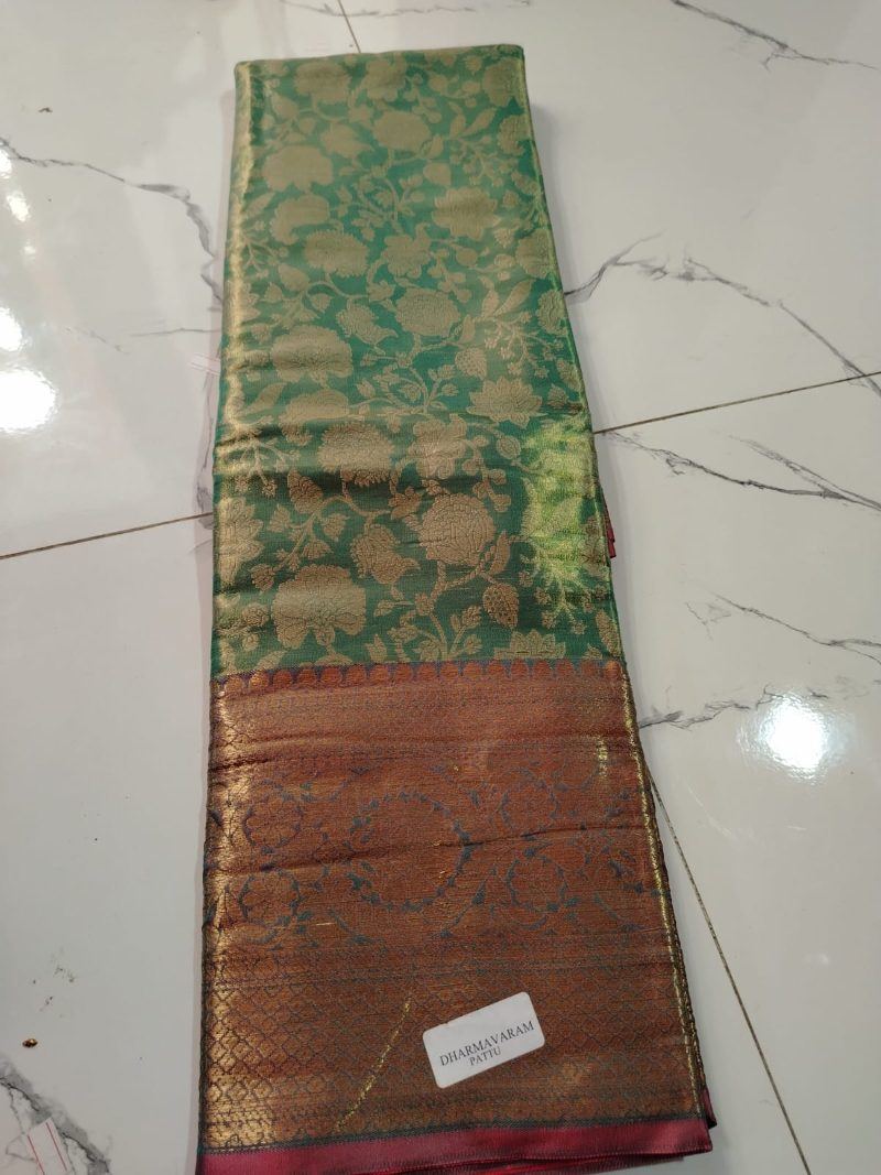 Dharmavaram Traditional Saree - Taupe