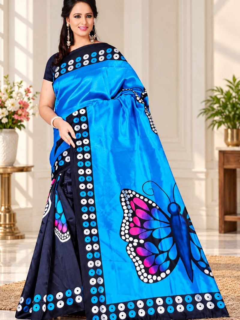 Rahini Silk Saree - Blue