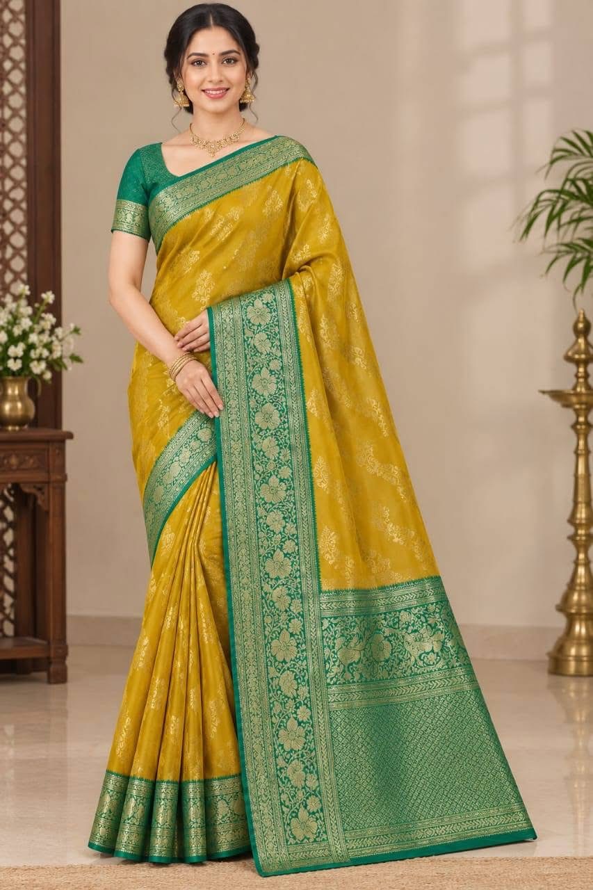 Pattu Saree Collection - Yellow